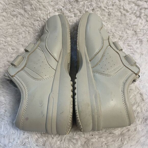 Propet Men's Life Walker Strap Comfort Walking Shoes Leather Beige Size 7 - Picture 4 of 11